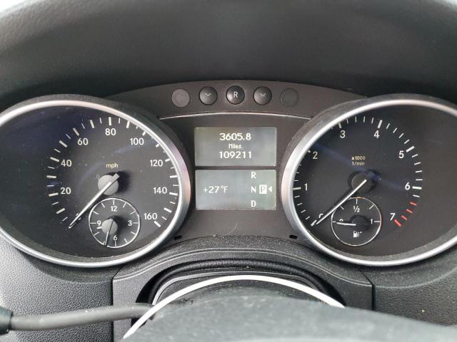 4JGBB8GB0BA656443 - 2011 MERCEDES-BENZ ML 350 4MATIC GRAY photo 9