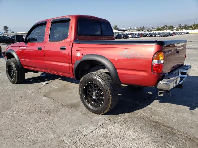 5TEGN92NX4Z455117 - 2004 TOYOTA TACOMA DOUBLE CAB PRERUNNER RED photo 2