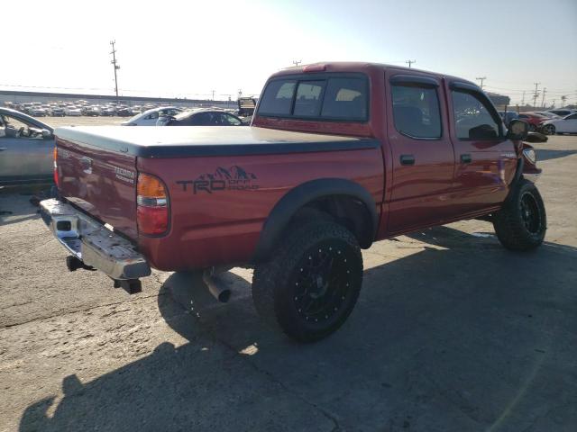 5TEGN92NX4Z455117 - 2004 TOYOTA TACOMA DOUBLE CAB PRERUNNER RED photo 3