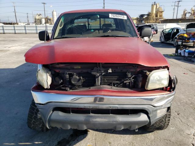 5TEGN92NX4Z455117 - 2004 TOYOTA TACOMA DOUBLE CAB PRERUNNER RED photo 5