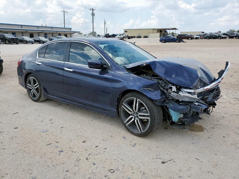 1HGCR2F51HA009279 - 2017 HONDA ACCORD SPORT 蓝色 照片 4