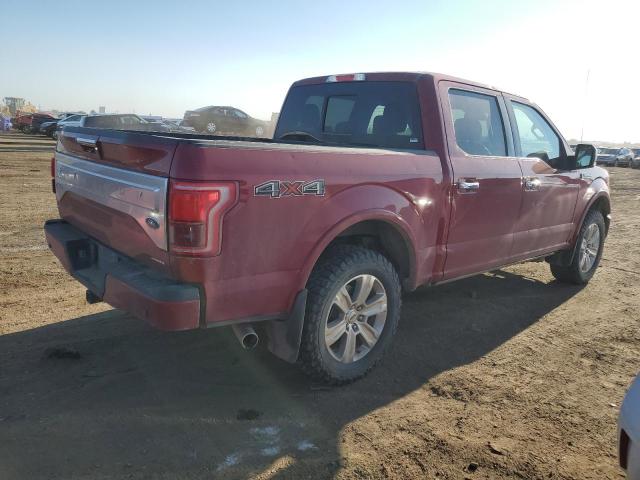 1FTEW1EFXFFA99407 - 2015 FORD F150 SUPERCREW RED photo 3