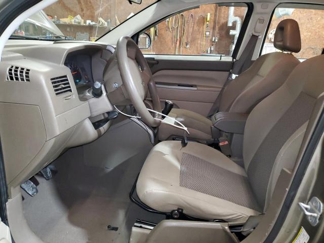 1J8FF47W77D180065 - 2007 JEEP COMPASS BEIGE photo 7