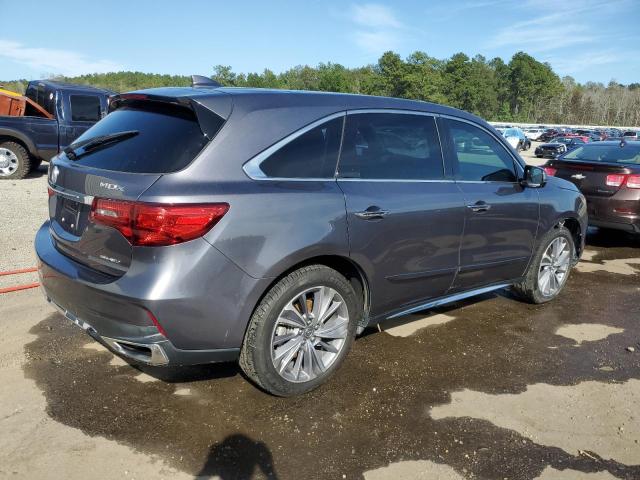 5J8YD4H57HL005075 - 2017 ACURA MDX TECHNOLOGY GRAY photo 3