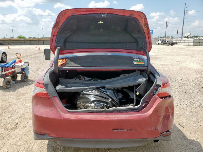 4T1B11HK7JU554661 - 2018 TOYOTA CAMRY L BURGUNDY photo 6