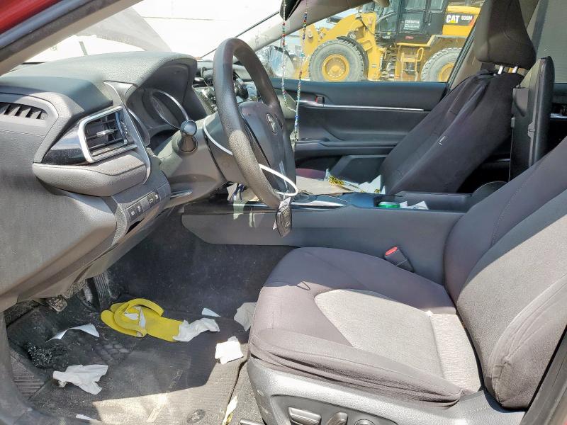 4T1B11HK7JU554661 - 2018 TOYOTA CAMRY L BURGUNDY photo 7