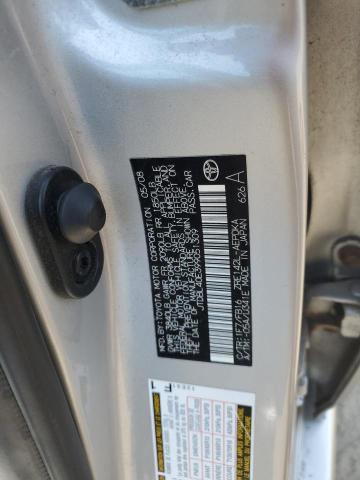 JTDBL40E399051309 - 2009 TOYOTA COROLLA BASE SILVER photo 12