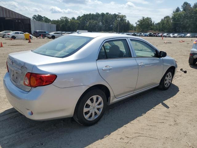 JTDBL40E399051309 - 2009 TOYOTA COROLLA BASE SILVER photo 3
