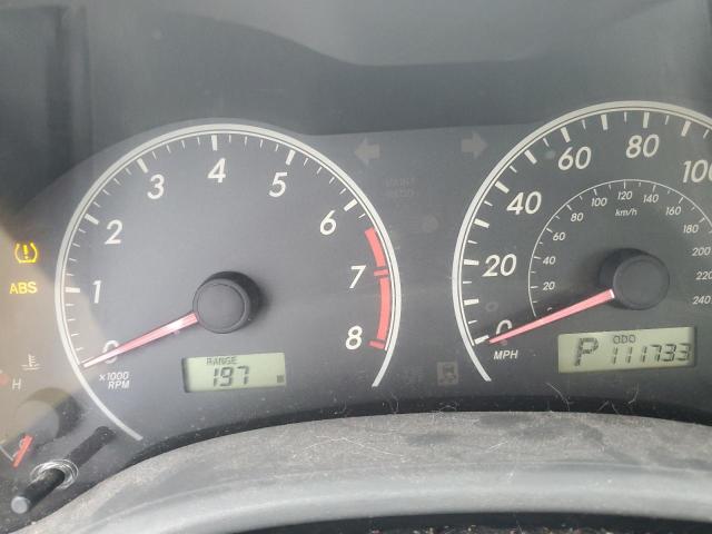 JTDBL40E399051309 - 2009 TOYOTA COROLLA BASE SILVER photo 9