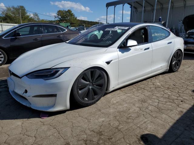 5YJSA1E56NF468002 - 2022 TESLA MODEL S Blanco foto 1