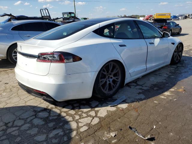 5YJSA1E56NF468002 - 2022 TESLA MODEL S Blanco foto 3