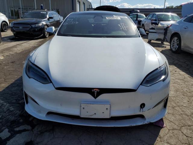 5YJSA1E56NF468002 - 2022 TESLA MODEL S Blanco foto 5