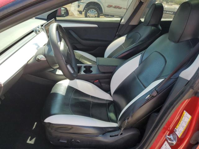 5YJ3E1EB7MF999819 - 2021 TESLA MODEL 3 RED photo 7