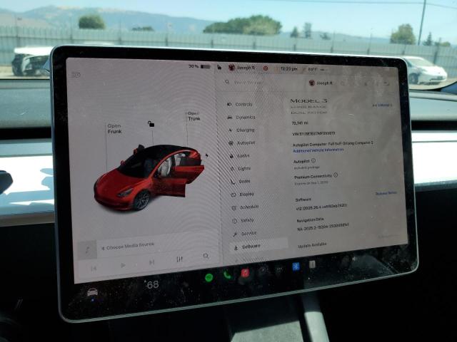 5YJ3E1EB7MF999819 - 2021 TESLA MODEL 3 RED photo 9