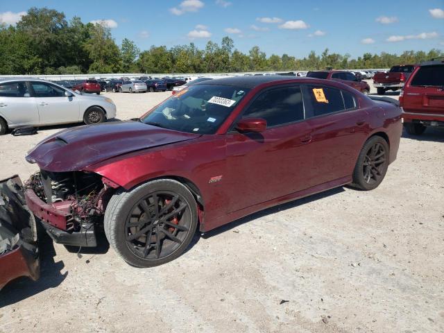 2C3CDXGJ1LH159090 - 2020 DODGE CHARGER SCAT PACK BURGUNDY photo 1