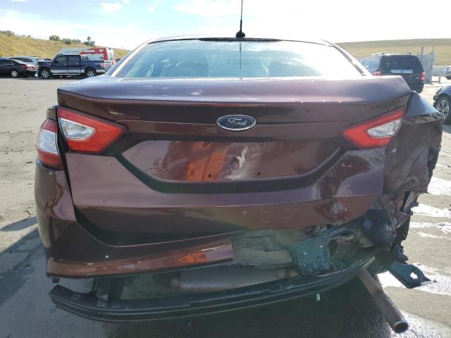 3FA6P0H72FR288402 - 2015 FORD FUSION SE MAROON photo 6