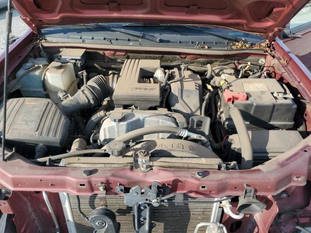 1GCHSDFE7B8131809 - 2011 CHEVROLET COLORADO LT BURGUNDY photo 11