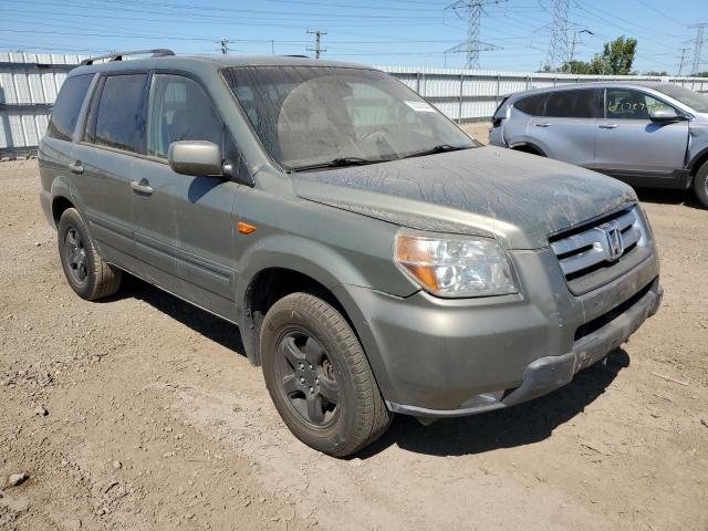 5FNYF18517B002181 - 2007 HONDA PILOT EXL GREEN photo 4