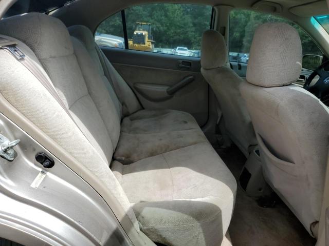 1HGES25701L021496 - 2001 HONDA CIVIC EX TAN photo 10