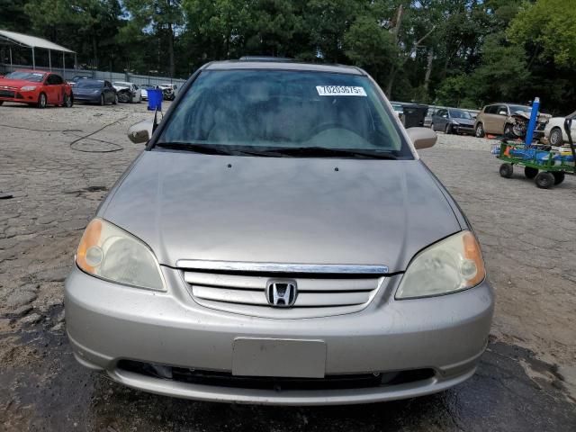 1HGES25701L021496 - 2001 HONDA CIVIC EX TAN photo 5