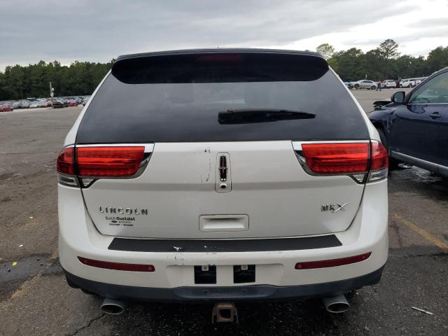 2LMDJ6JK3EBL07086 - 2014 LINCOLN MKX WHITE photo 6