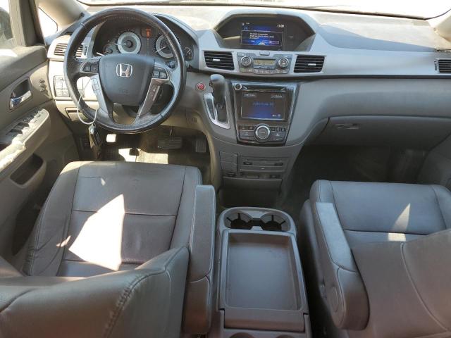 5FNRL5H91FB113142 - 2015 HONDA ODYSSEY TOURING GRAY photo 8