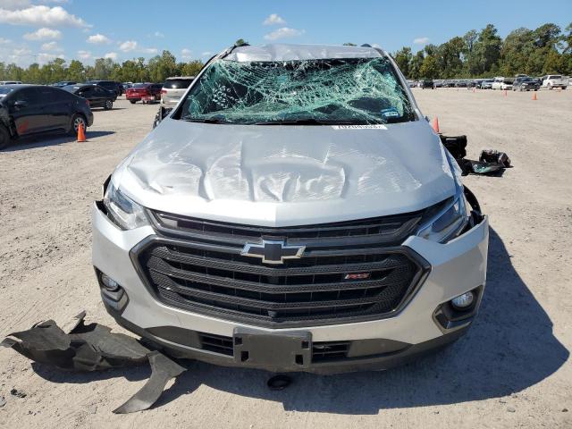 1GNERJKW4MJ131197 - 2021 CHEVROLET TRAVERSE RS SILVER photo 5