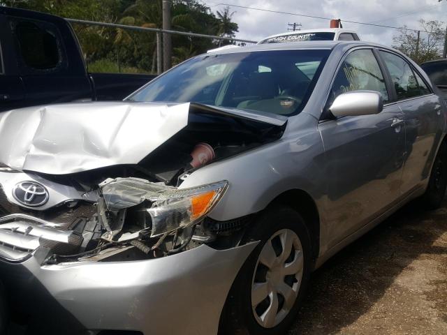 4T1BF3EK5AU013142 - 2010 TOYOTA CAMRY BASE SILVER photo 1