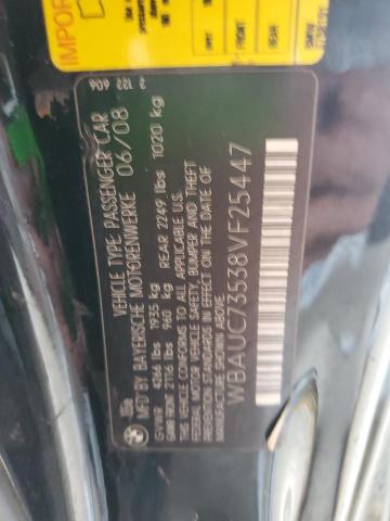 WBAUC73538VF25447 - 2008 BMW 135 I Noir photo 12