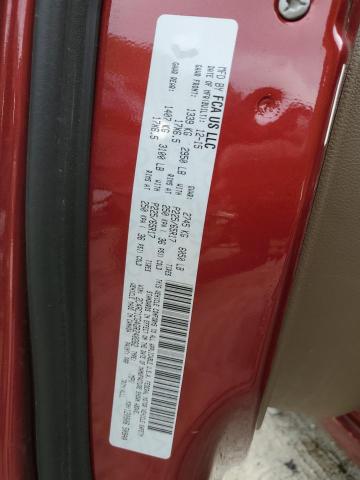 2C4RC1CG4GR240262 - 2016 CHRYSLER TOWN & COU TOURING L RED photo 14