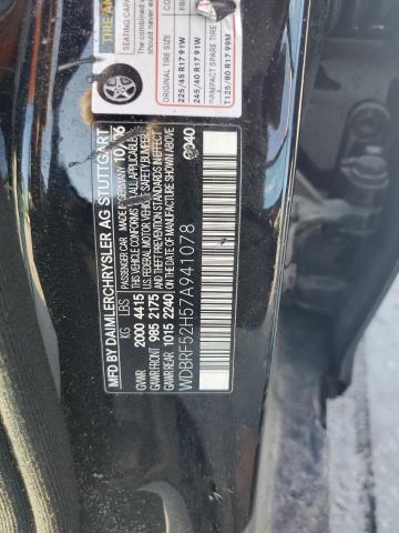 WDBRF52H57A941078 - 2007 MERCEDES-BENZ C 230 BLACK photo 12