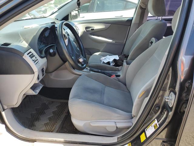 2T1BU4EE4CC839295 - 2012 TOYOTA COROLLA BASE GRAY photo 7