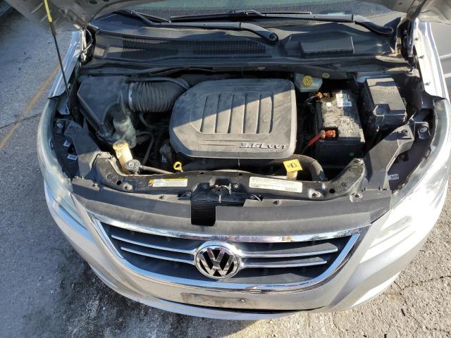 2C4RVADG5CR194220 - 2012 VOLKSWAGEN ROUTAN SEL PREMIUM SILVER photo 12