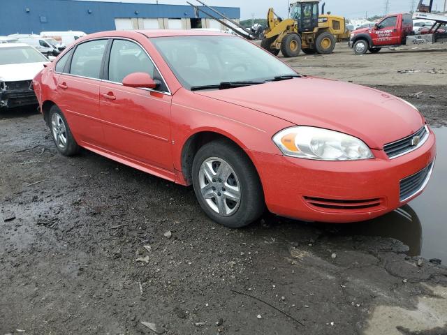 2G1WB57K191174937 - 2009 CHEVROLET IMPALA LS RED photo 4