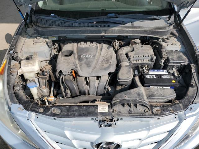 5NPEB4AC5CH491673 - 2012 HYUNDAI SONATA GLS BLUE photo 11