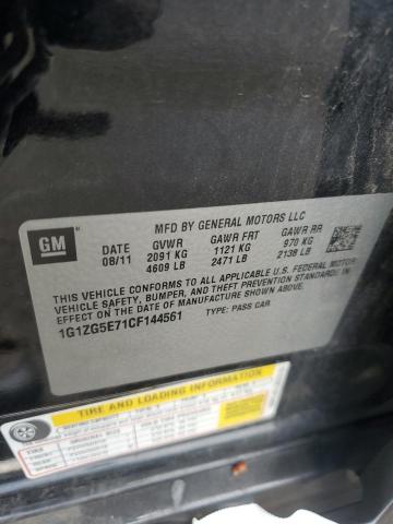 1G1ZG5E71CF144561 - 2012 CHEVROLET MALIBU LTZ 黑色 照片 12