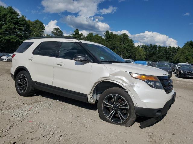 1FM5K8GTXFGC00846 - 2015 FORD EXPLORER SPORT WHITE photo 4