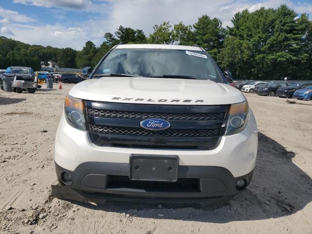 1FM5K8GTXFGC00846 - 2015 FORD EXPLORER SPORT WHITE photo 5