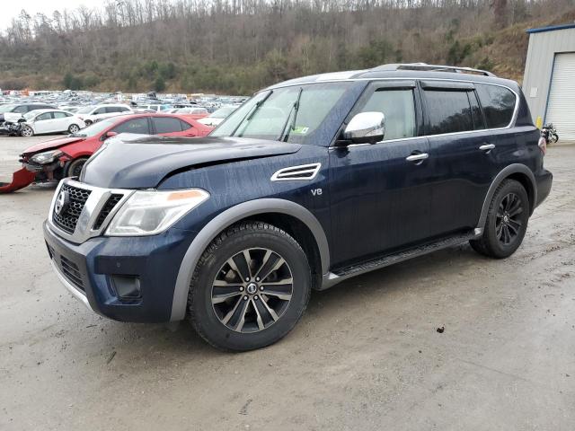 JN8AY2NE6H9700467 - 2017 NISSAN ARMADA PLATINUM BLUE photo 1