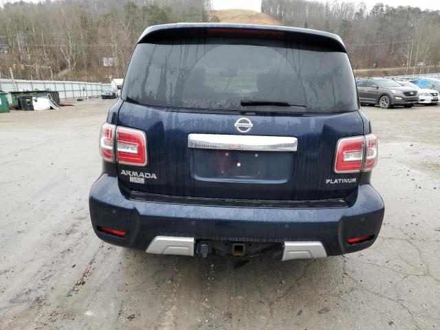 JN8AY2NE6H9700467 - 2017 NISSAN ARMADA PLATINUM BLUE photo 6