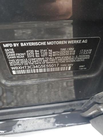 WBXHT3C34G5E55017 - 2016 BMW X1 XDRIVE28I GRAY photo 14