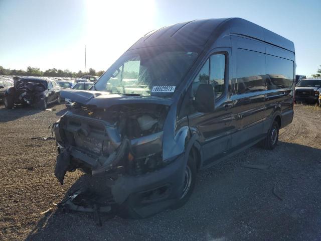 1FTBW3X80LKB40854 - 2020 FORD TRANSIT T-350 GRAY photo 2