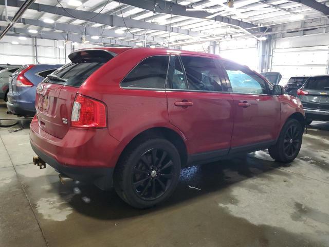 2FMDK4JC4DBC62017 - 2013 FORD EDGE SEL أحمر صورة 3