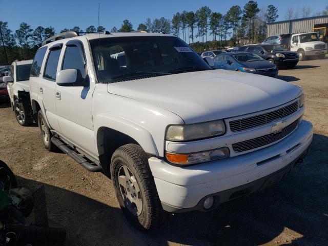 1GNEK13T85R173979 - 2005 CHEVROLET TAHOE K1500 WHITE photo 1