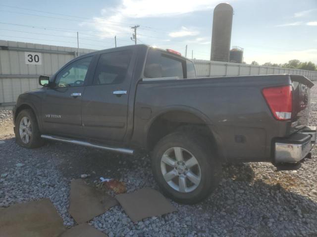 1N6AA0EC2FN503011 - 2015 NISSAN TITAN S BROWN photo 2