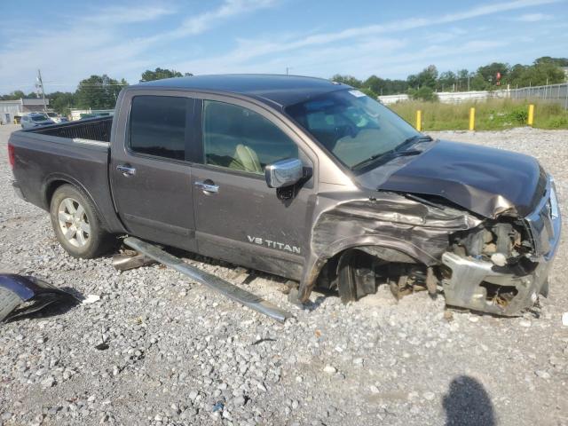 1N6AA0EC2FN503011 - 2015 NISSAN TITAN S BROWN photo 4