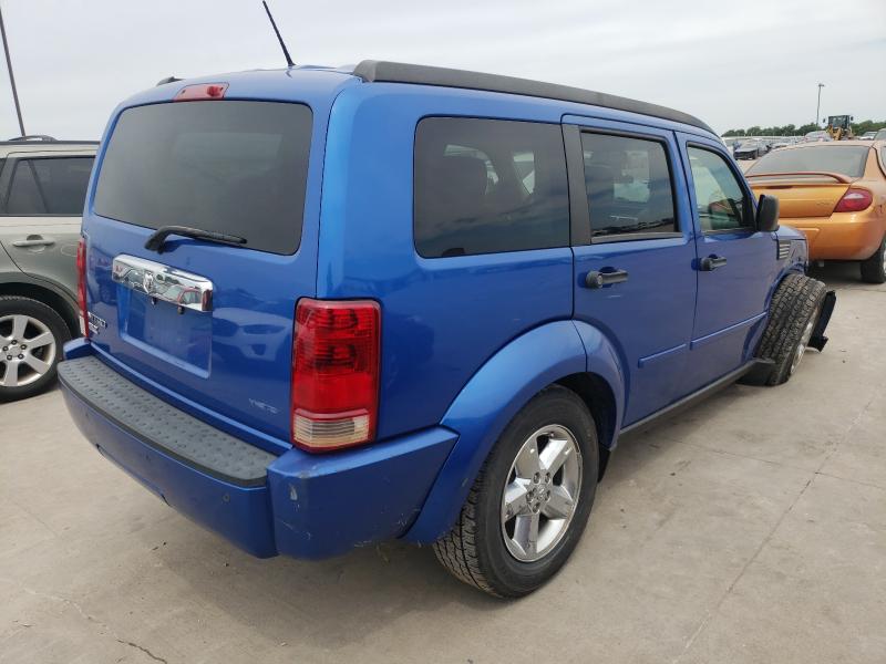 1D8GT58K98W114145 - 2008 DODGE NITRO SLT BLUE photo 4