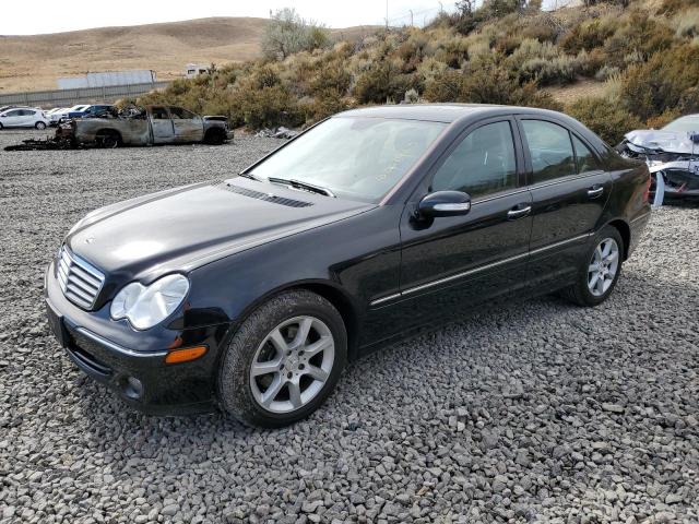 WDBRF92H07F929589 - 2007 MERCEDES-BENZ C 280 4MATIC BLACK photo 1