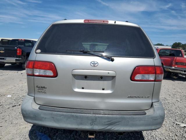 4T3ZF13C71U365046 - 2001 TOYOTA SIENNA LE SILVER photo 6