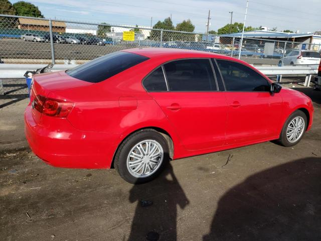 3VW2K7AJ1CM392133 - 2012 VOLKSWAGEN JETTA BASE 红色 照片 3